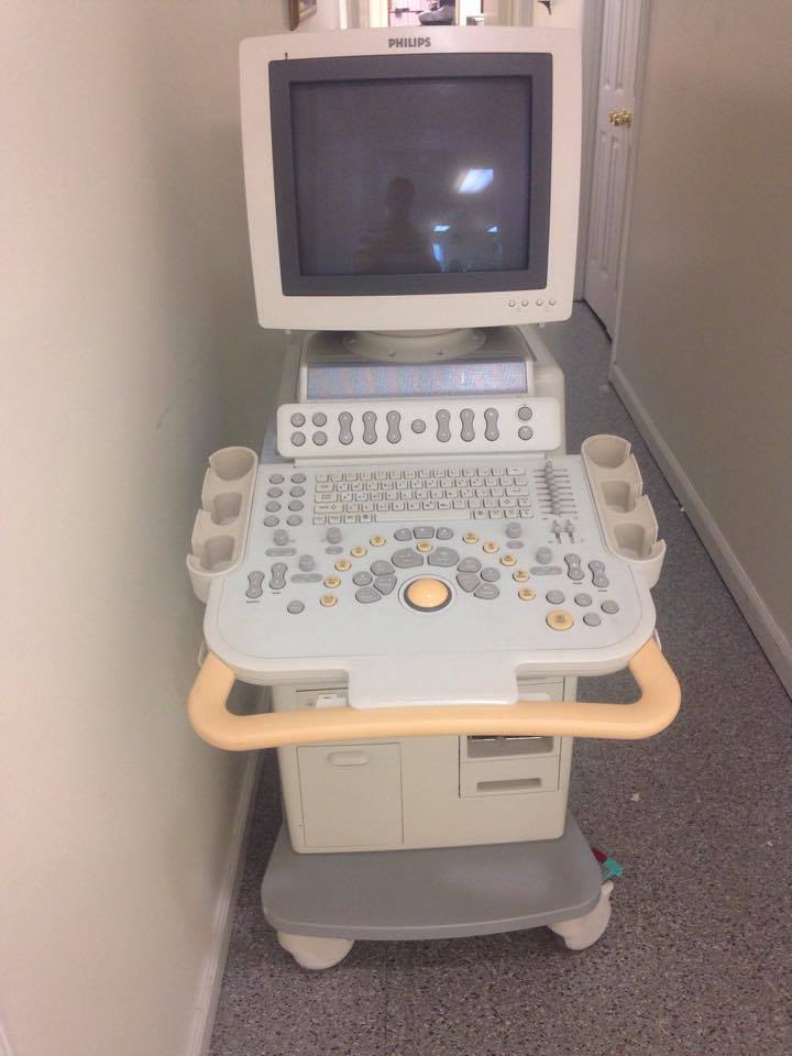 vertical image of ultrasound