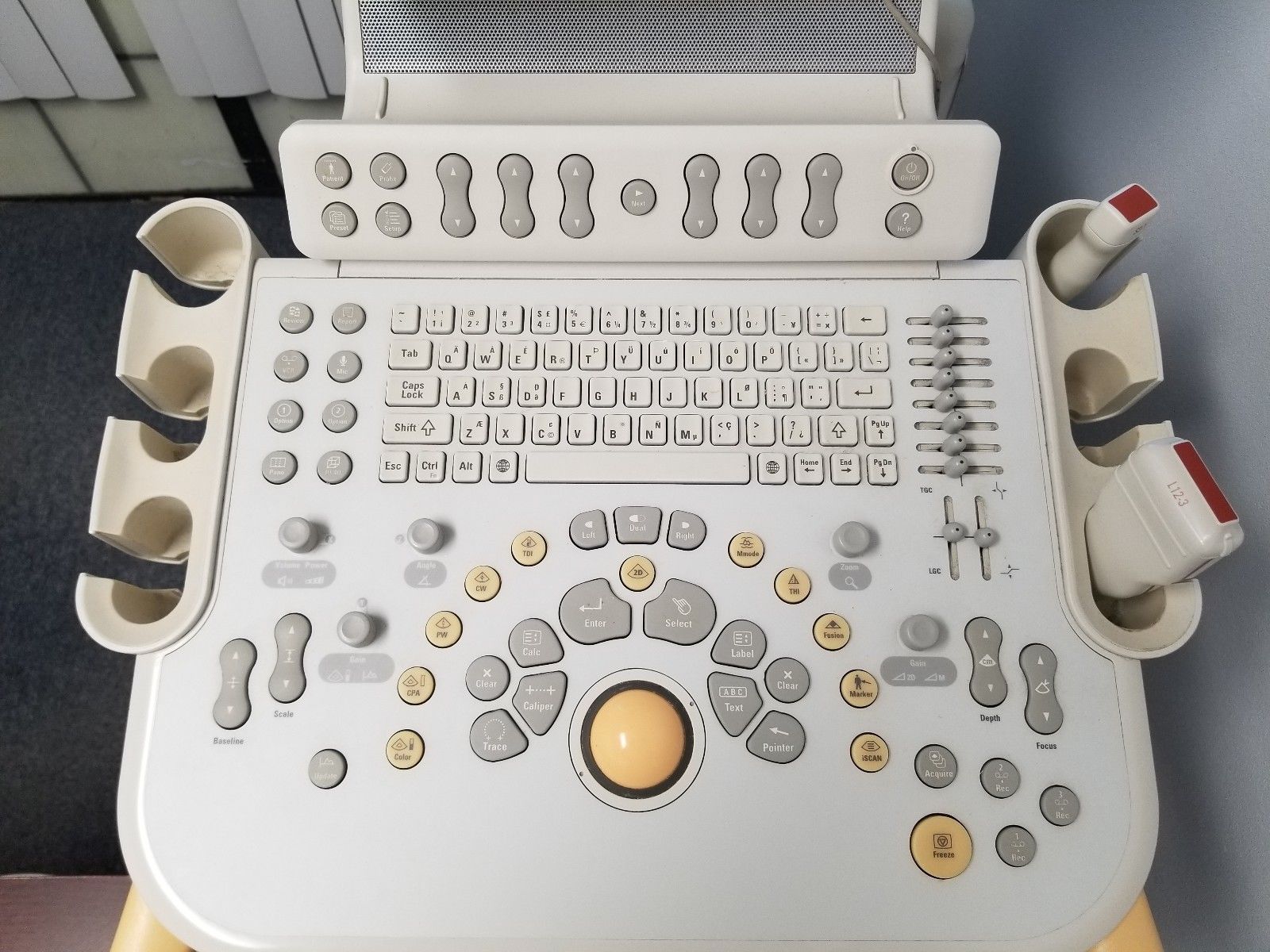 ultrasound keyboard