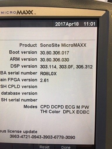 Sonosite Micromaxx portable ultrasound with SonoSite ICT/8-5 MHz  (Refurbished ) DIAGNOSTIC ULTRASOUND MACHINES FOR SALE