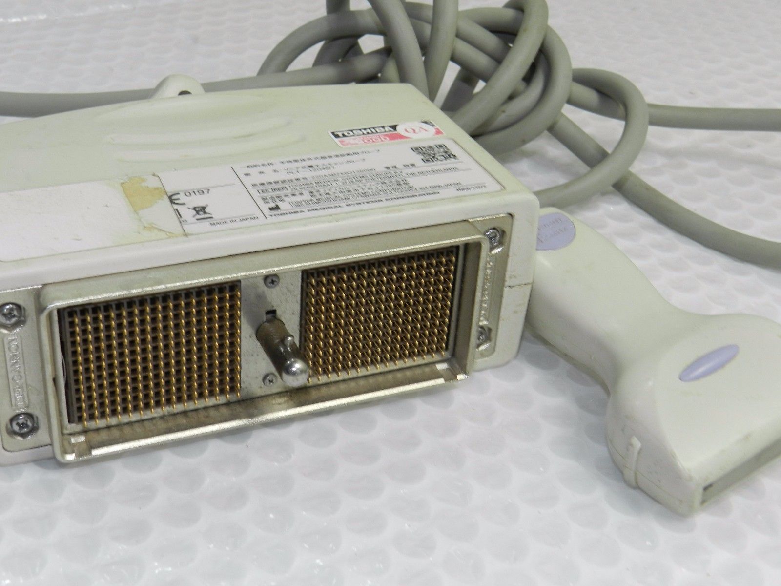 Toshiba Ultrasound Transducer PLT-1204BT @BX21 DIAGNOSTIC ULTRASOUND MACHINES FOR SALE