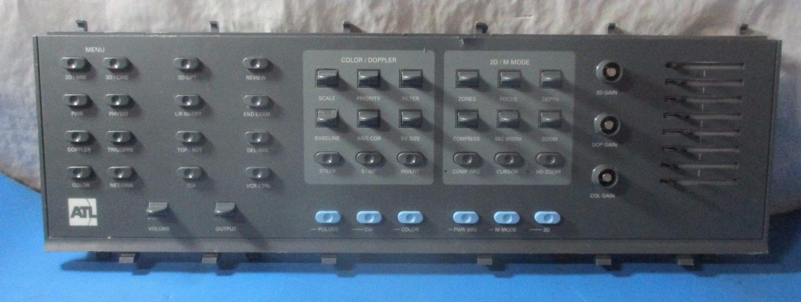 a control panel with buttons and buttons on it