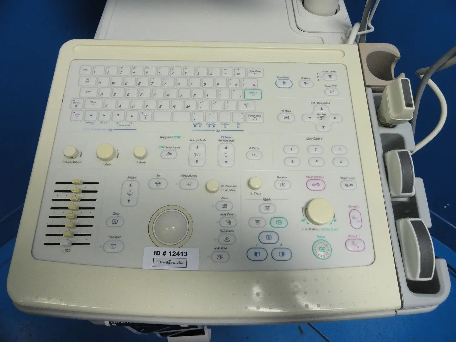 GE Logiq 400 MD Soft Pack Ultrasound W/ C364, C551, 739L  Probes & Printer~12413 DIAGNOSTIC ULTRASOUND MACHINES FOR SALE