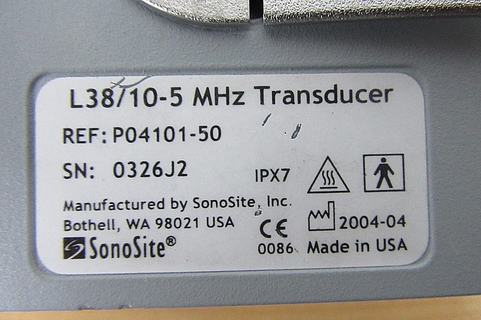 SonoSite L38 /10-5 MHZ ULTRASOUND PROBE TRANSDUCER DIAGNOSTIC ULTRASOUND MACHINES FOR SALE