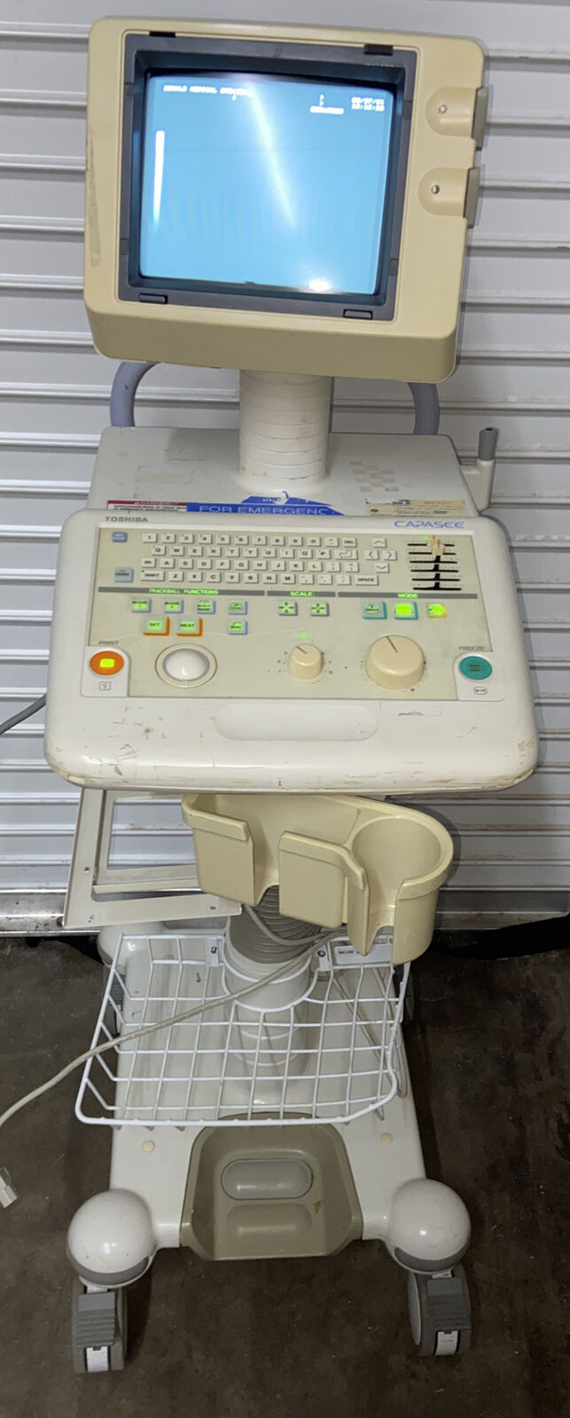 Toshiba Capasee Medical Diagnostic Ultrasound System Version 2.12 ￼ DIAGNOSTIC ULTRASOUND MACHINES FOR SALE