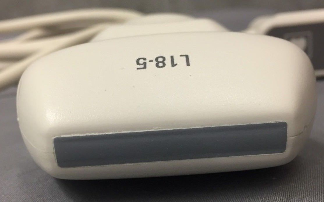 a close up of a white object with a number on it