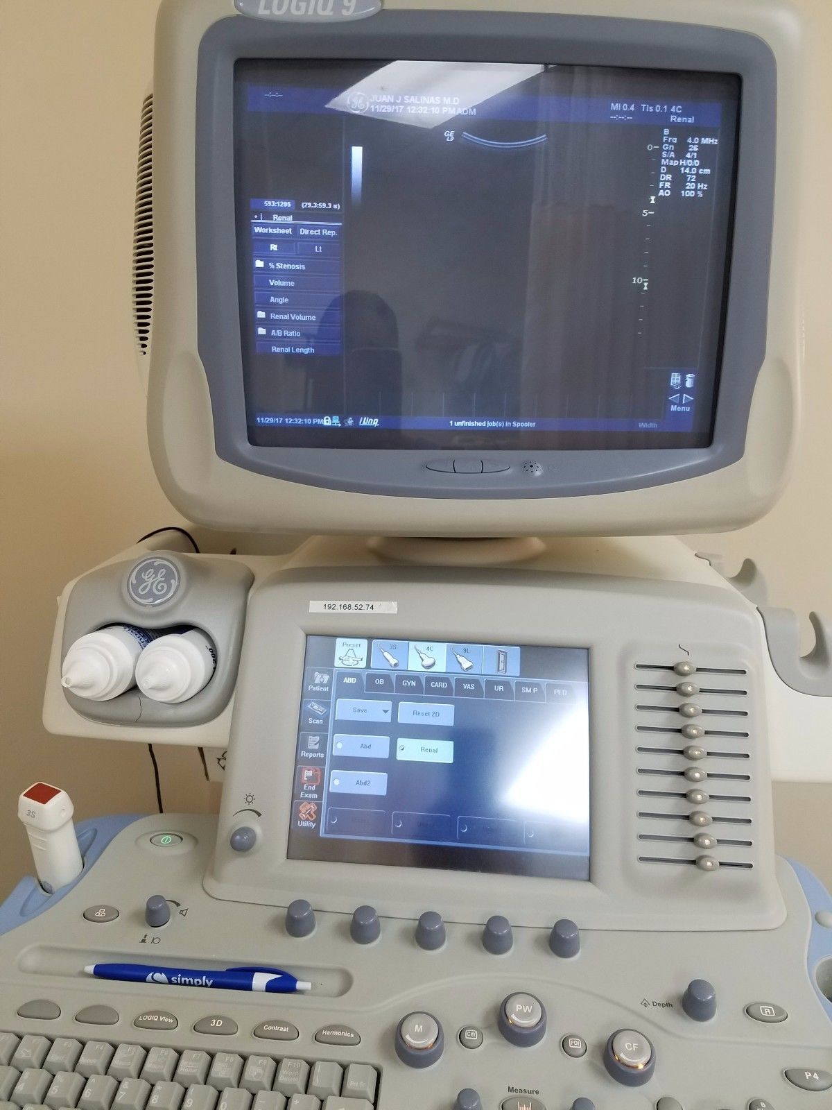ultrasound Logiq 9 DIAGNOSTIC ULTRASOUND MACHINES FOR SALE