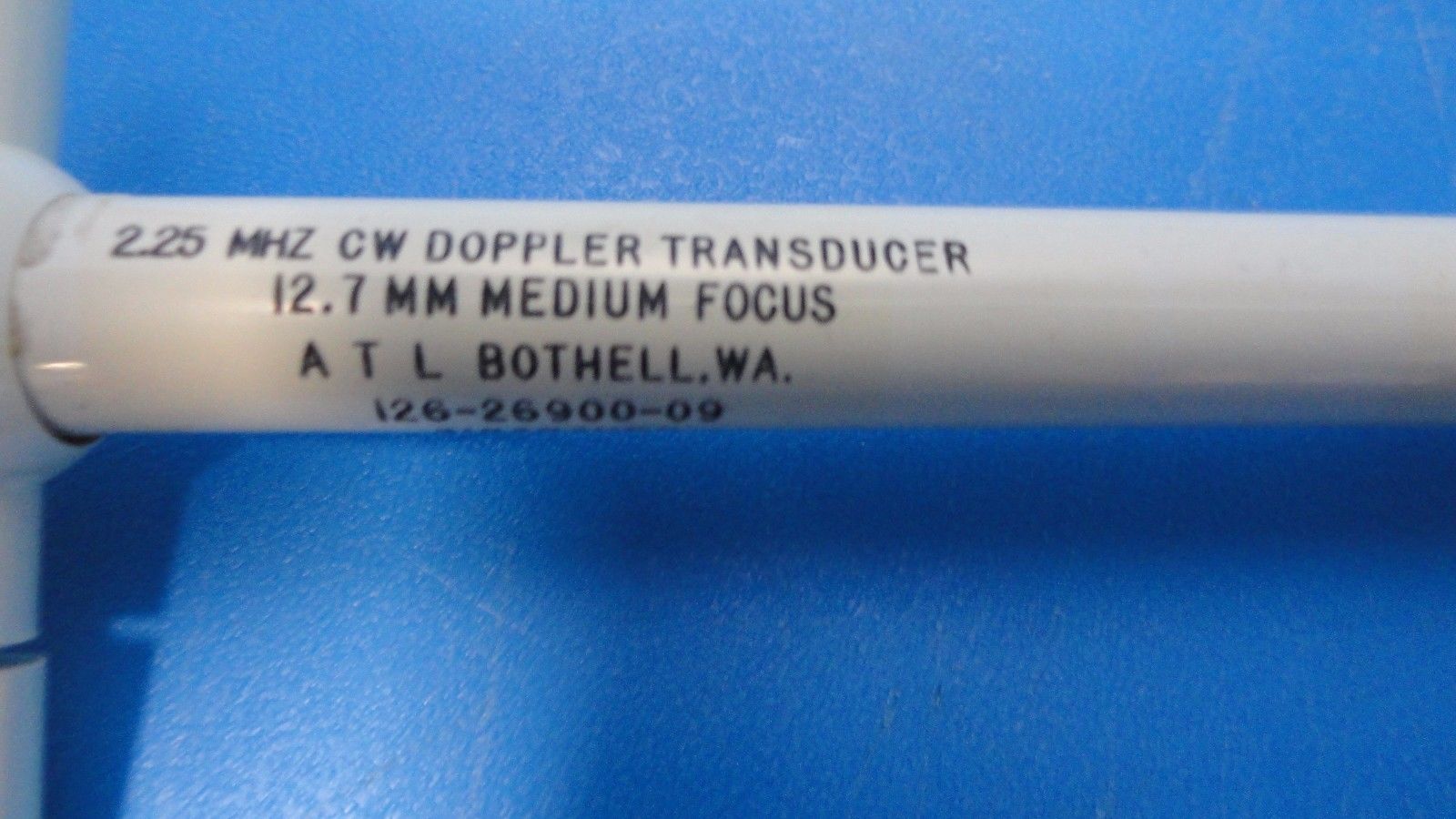 ATL 2.25 MHz 12.7mm Medium Focus CW Doppler Pencil Probe  (7195) DIAGNOSTIC ULTRASOUND MACHINES FOR SALE