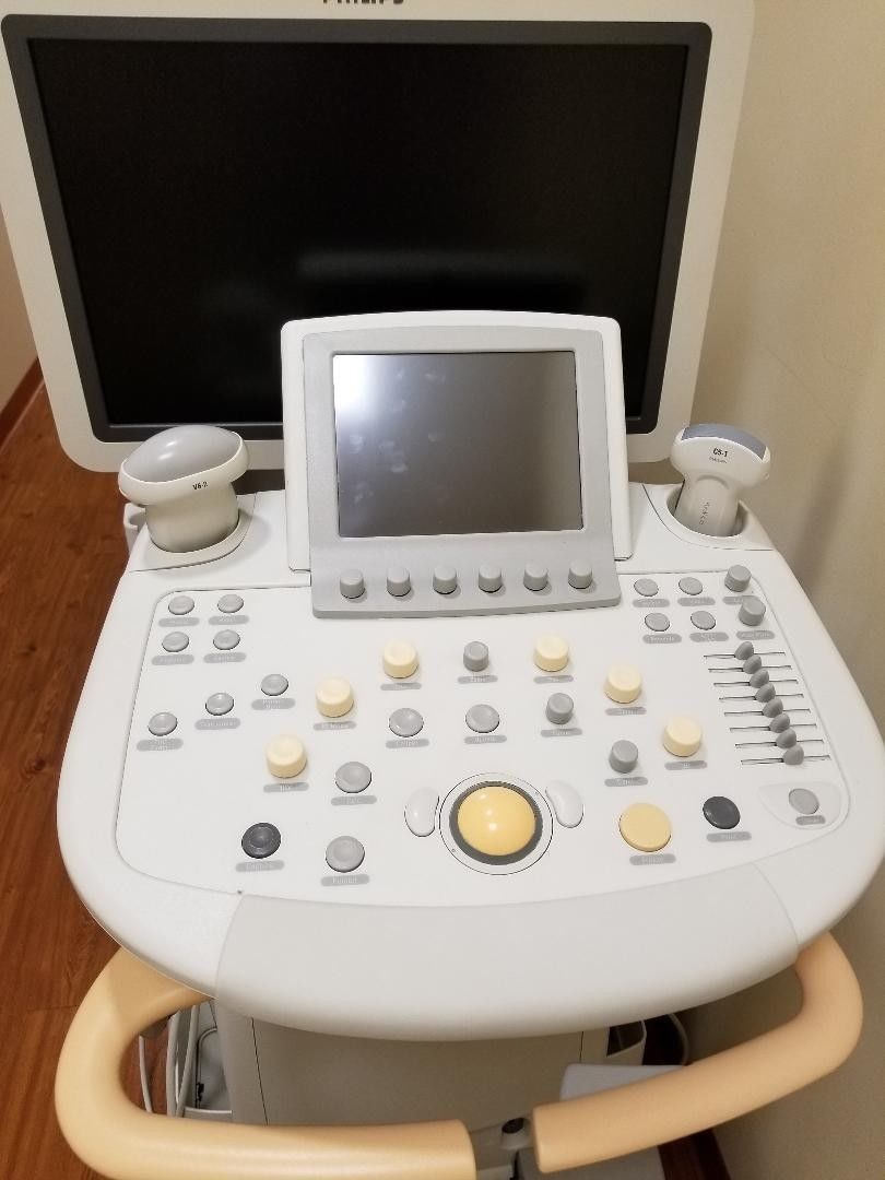 Philips iU22 F Cart Ultrasound System with 3  probe package, 3D/4D capability ,  DIAGNOSTIC ULTRASOUND MACHINES FOR SALE