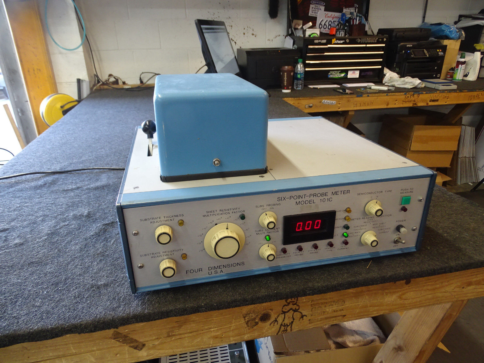 4D Four Dimensions 101C Six Point Probe Meter - DIAGNOSTIC ULTRASOUND