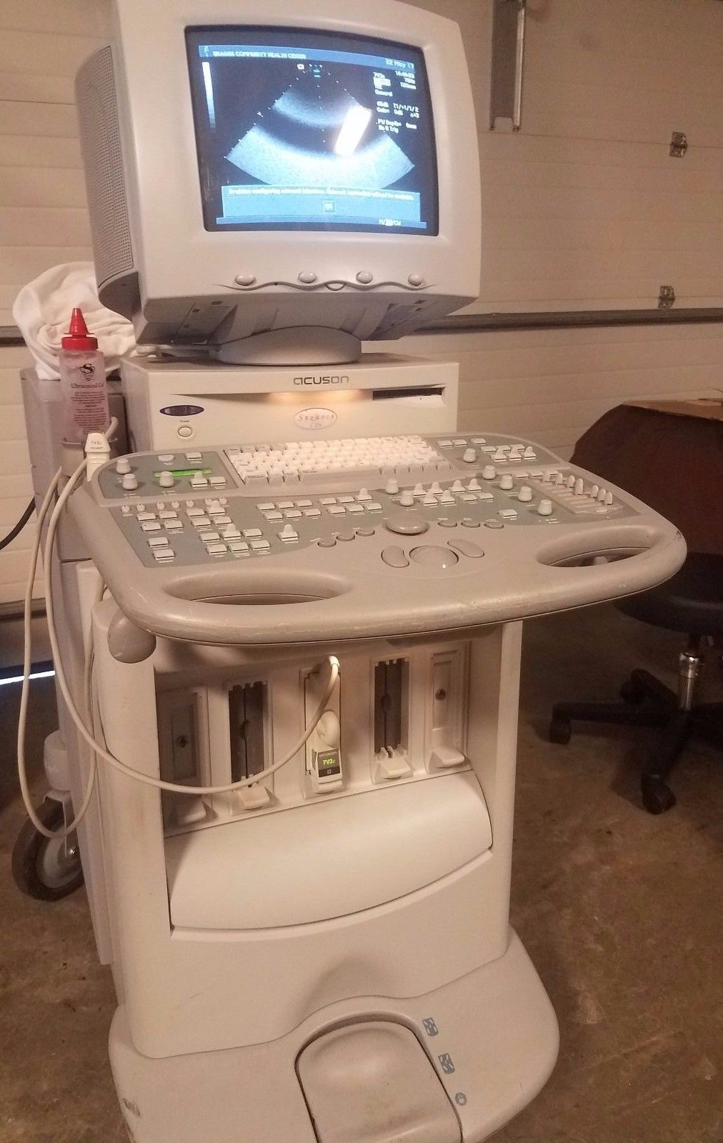 Seimens - Acuson Sequoia C256 Ultrasound System with 7V3c Probe DIAGNOSTIC ULTRASOUND MACHINES FOR SALE