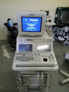 Philips SONOS 5500 ULTRASOUND UNIT as pictured working  with 3 probes