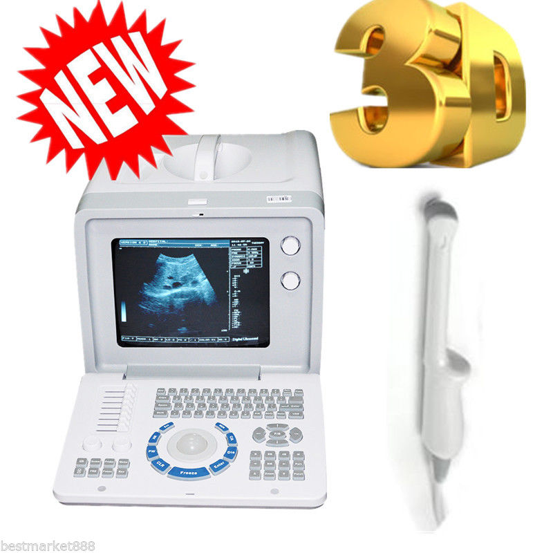 LCD Digital Ultrasound Scanner Scan with 6.5MHz Transvaginal Probe Medical Tool DIAGNOSTIC ULTRASOUND MACHINES FOR SALE