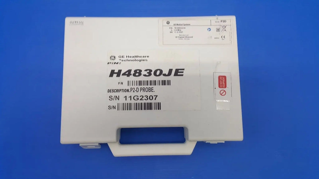 GE TE 100024/P2D Ultrasound Transducer Probe DIAGNOSTIC ULTRASOUND