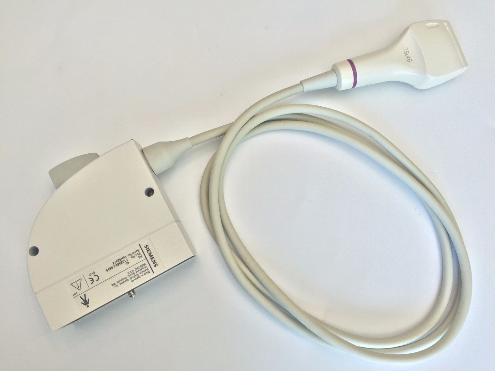 SIEMENS 7.5L40+ COMPACT LINEAR ARRAY TRANSDUCER PROBE ~ USED Work Perfectly DIAGNOSTIC ULTRASOUND MACHINES FOR SALE