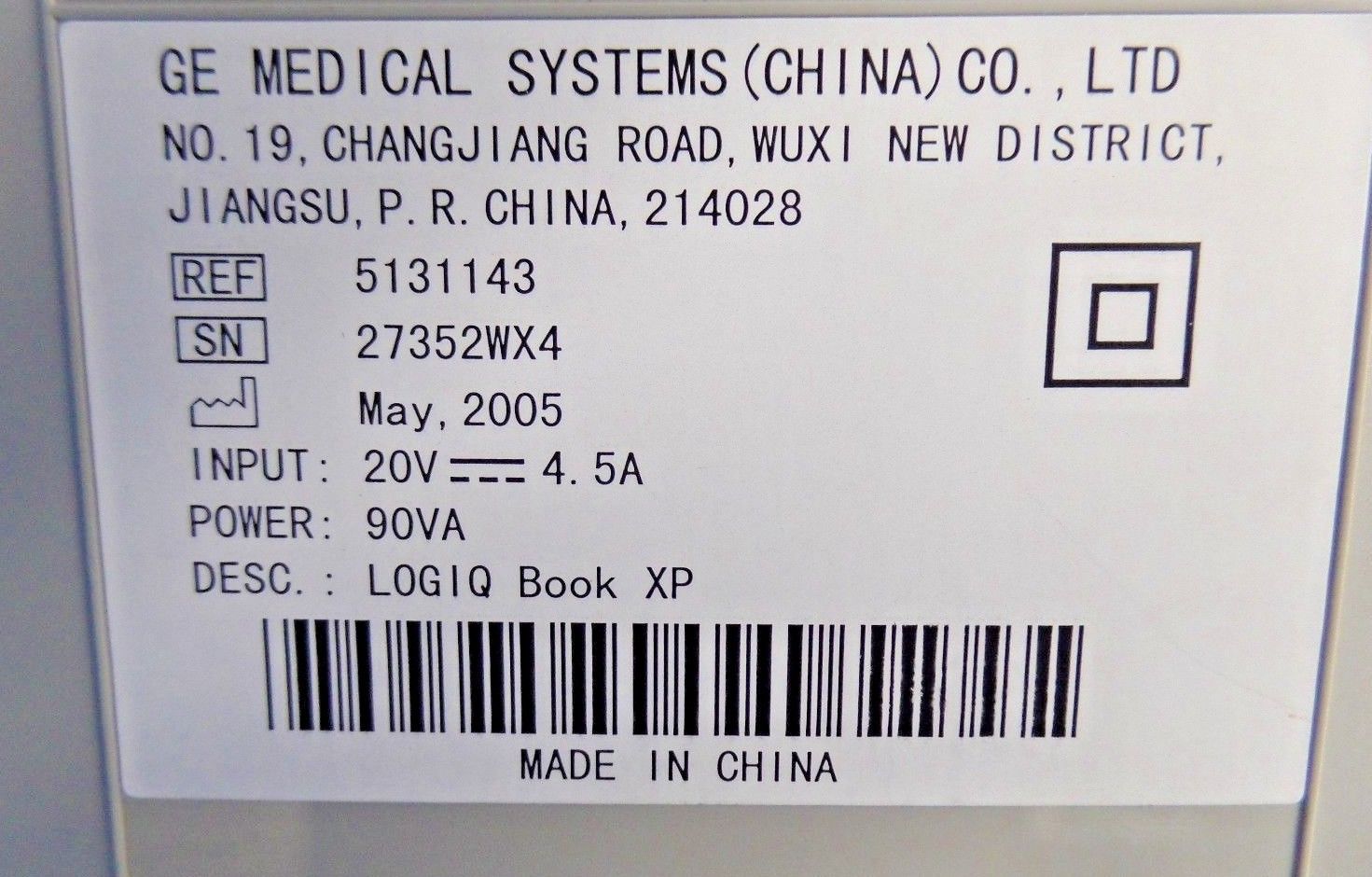 GE Logiq Book XP Ultrasound SV 2.0 with 8L-RS Probe DOM 2005 DIAGNOSTIC ULTRASOUND MACHINES FOR SALE