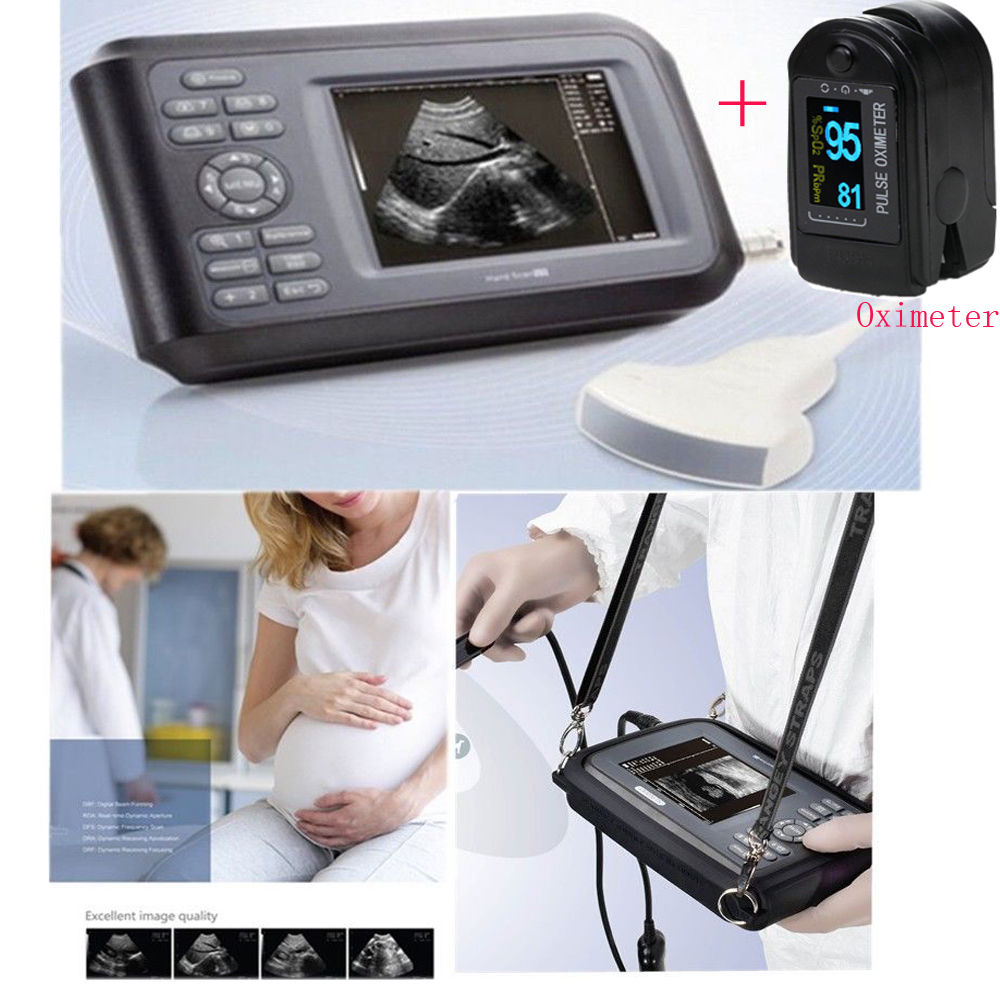 USA Portable Pad Ultrasound Machine Scanner System 3.5M Convex Probe + Oximeter 190891422682 DIAGNOSTIC ULTRASOUND MACHINES FOR SALE