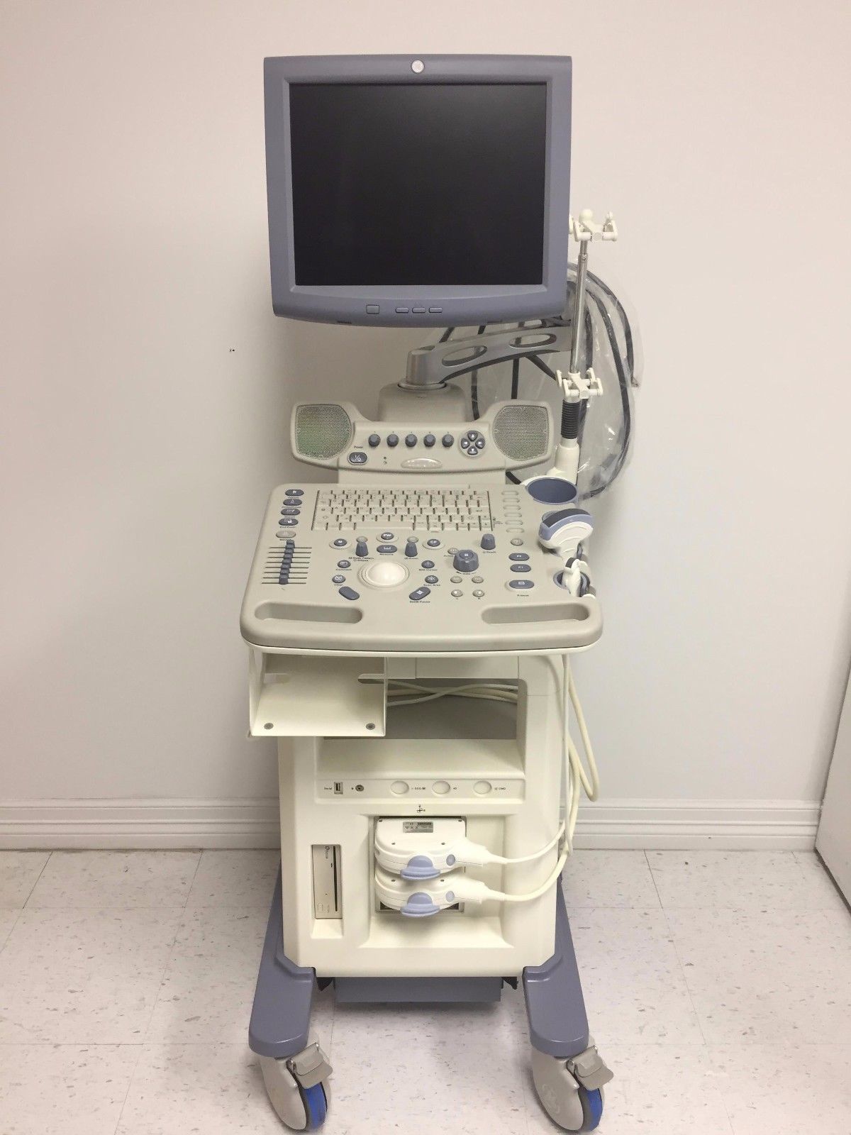 a ultrasound in white room