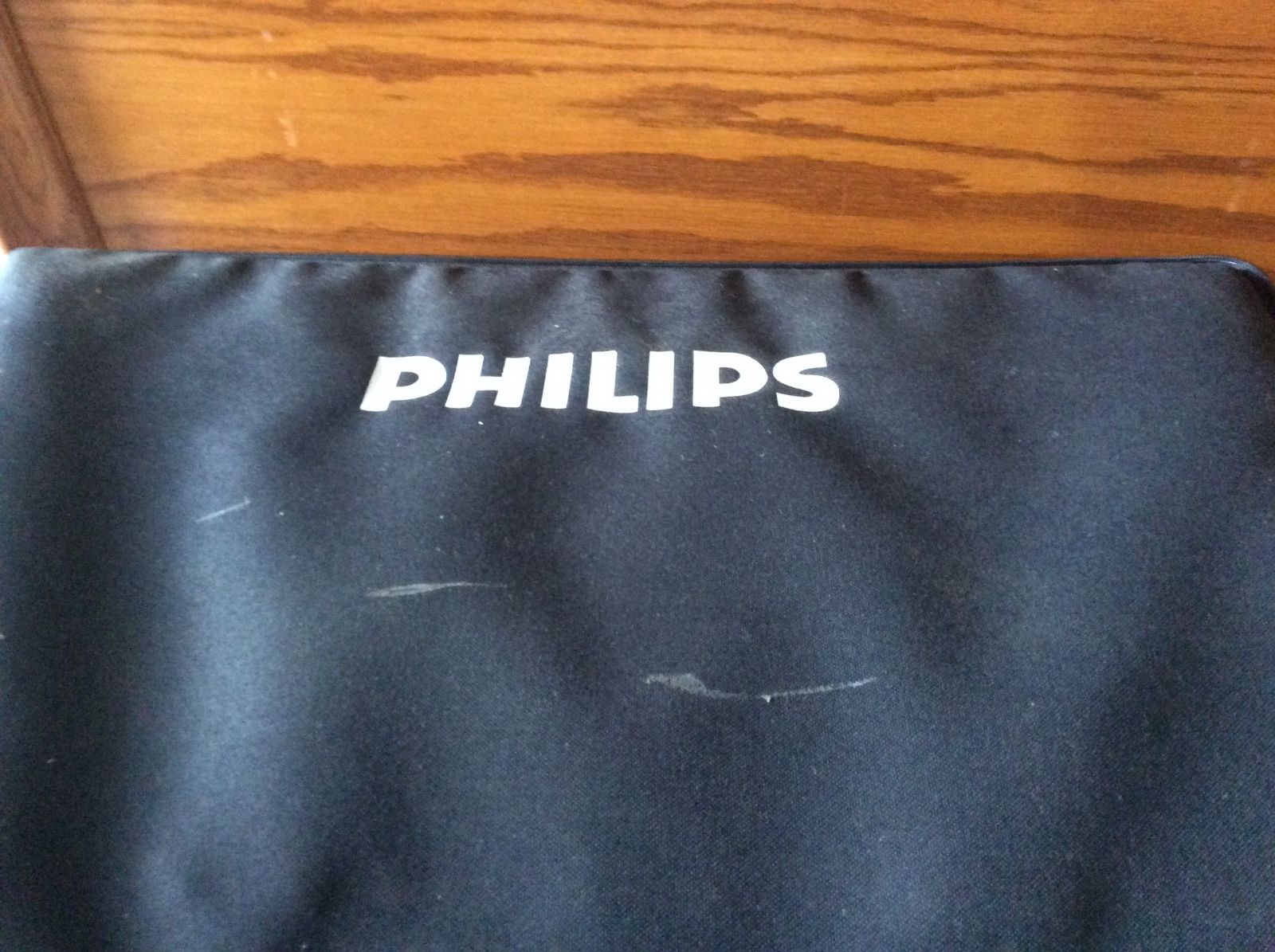 closeup of Philips logo