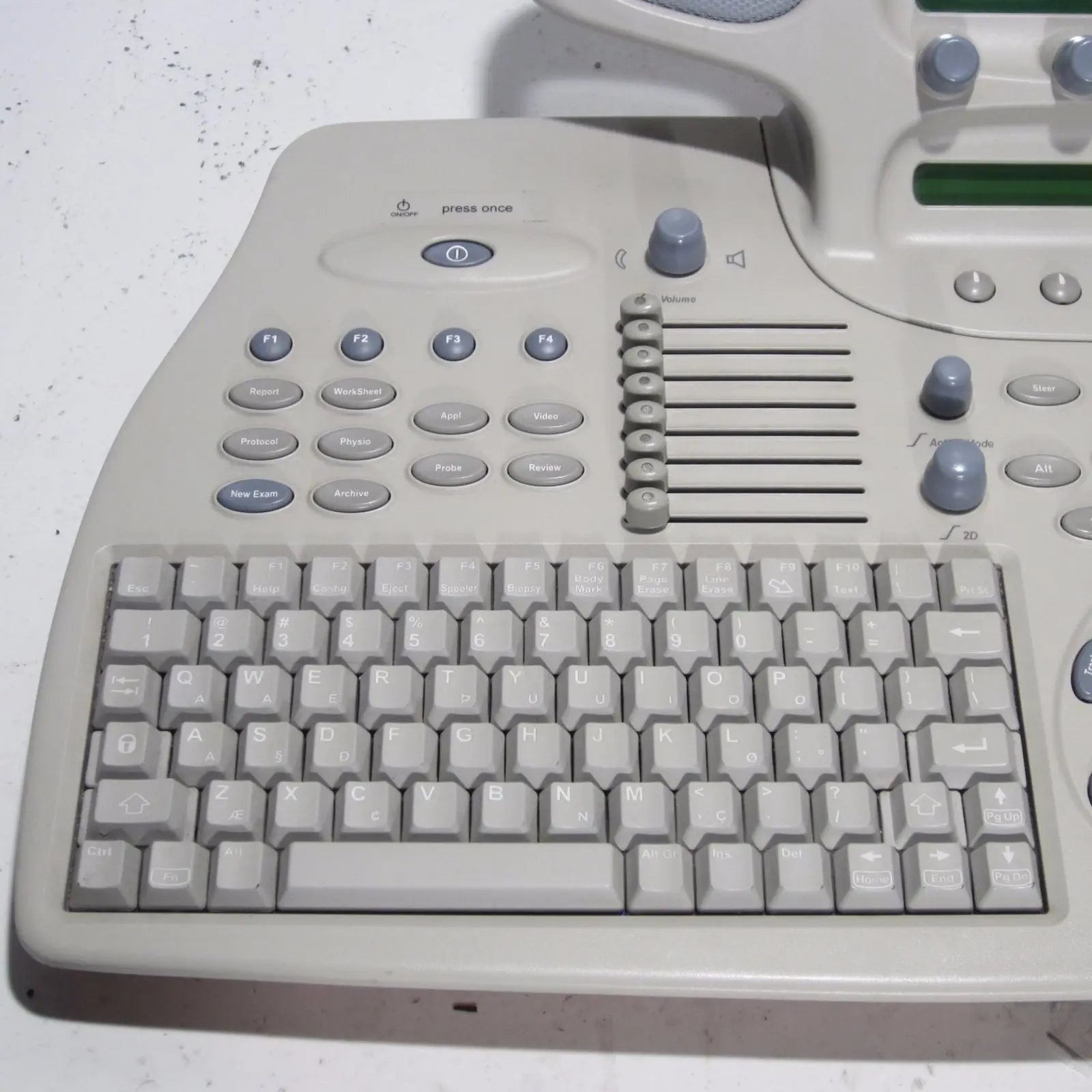 GE KEYBOARD/CONTROL PANEL ASSEMBLY FOR VIVID 7 ULTRASOUND MACHINE -