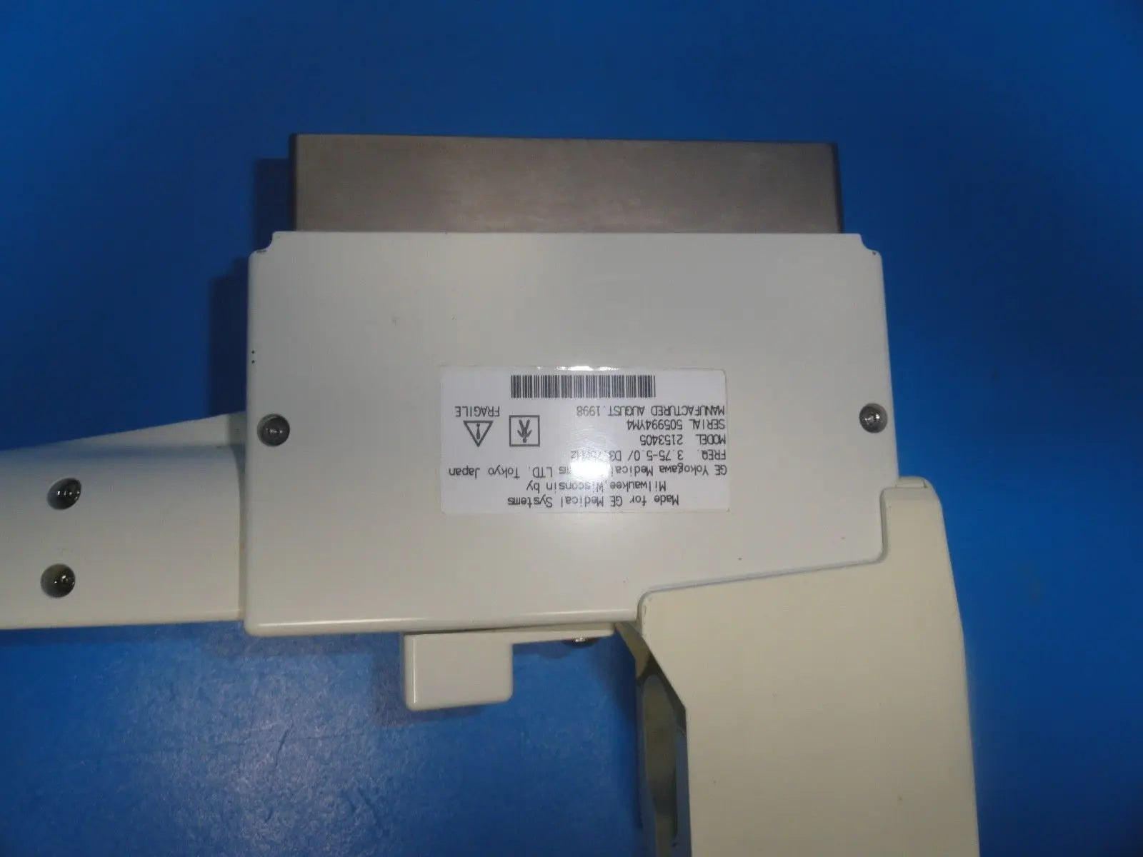GE 546L P/N 2153405 Linear Array Ultrasound Transducer W/ Hook for logiq (6355)