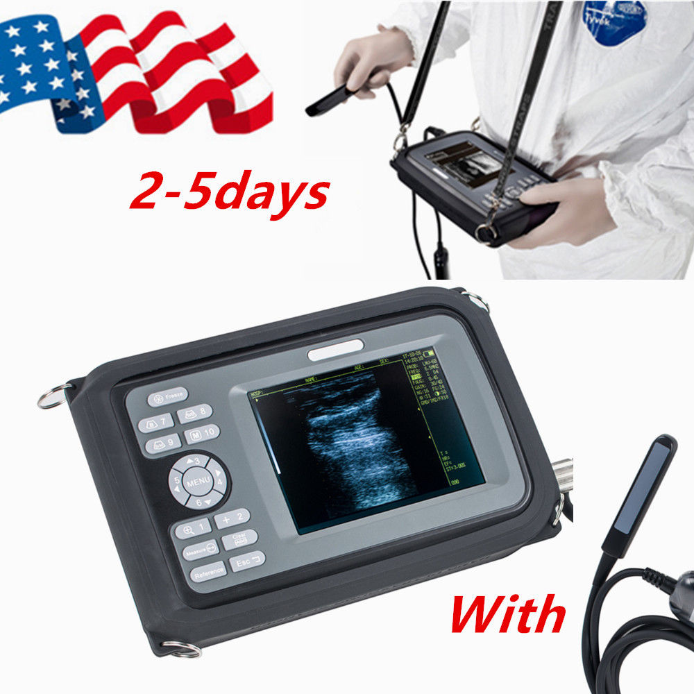 Vet Portable Handheld Digital Ultrasound Scanner Rectal Probe Animal Medical USA DIAGNOSTIC ULTRASOUND MACHINES FOR SALE