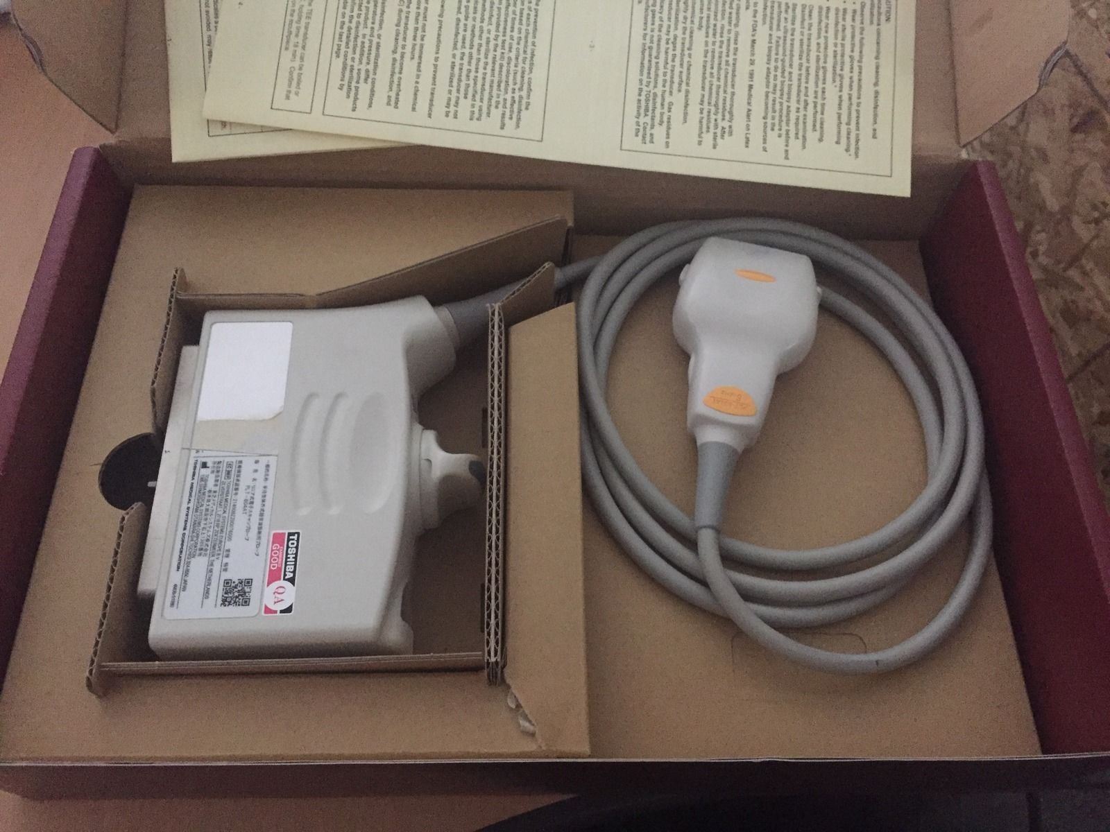 Toshiba Aplio PLT-604AT 6.0MHz Linear Ultrasound Transducer Medical Equipment DIAGNOSTIC ULTRASOUND MACHINES FOR SALE