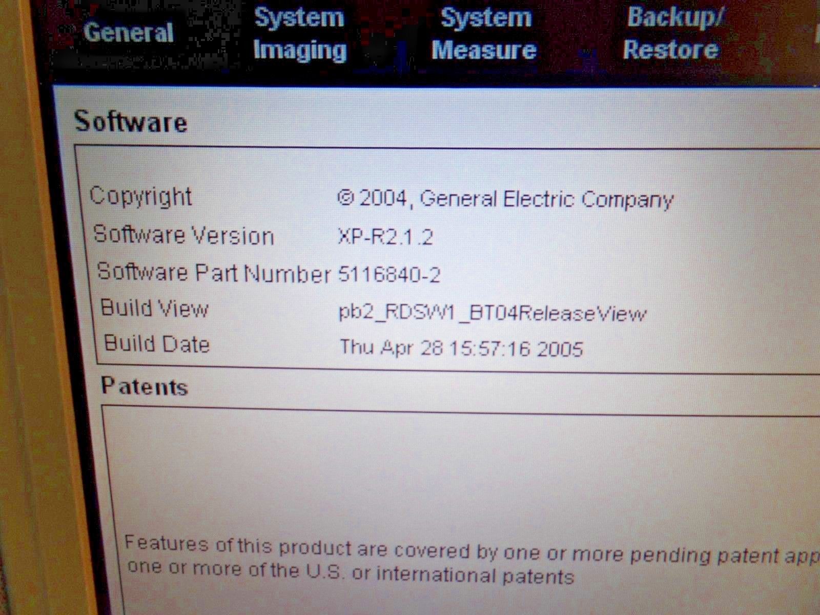 GE Logiq Book XP Ultrasound SV 2.0 with 8L-RS Probe DOM 2005 DIAGNOSTIC ULTRASOUND MACHINES FOR SALE