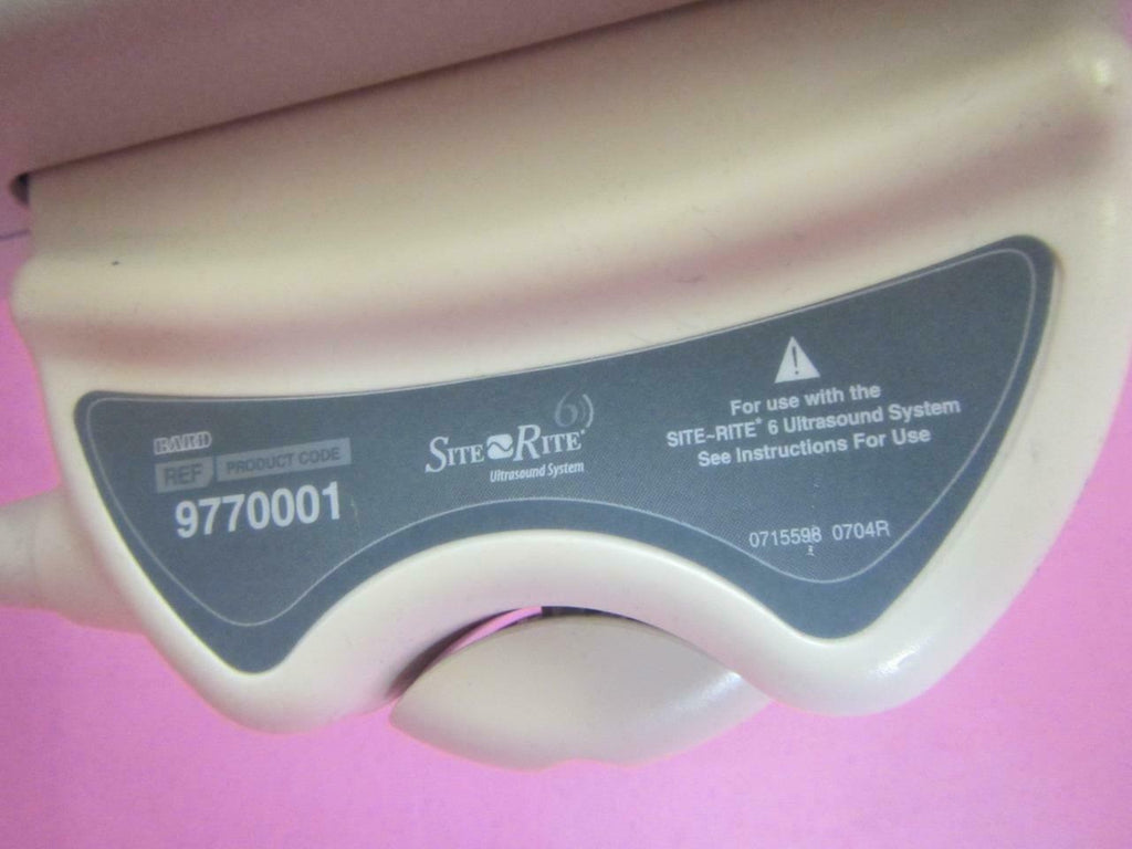 Site Rite 5 Bard Site Rite 5 Ultrasound Machine - Vascular Access Simplified