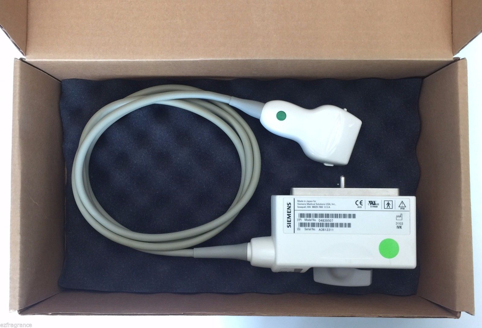 SIEMENS VF7-3 Antares Linear Ultrasoud Transducer Probe.# 04839507 USED No Test DIAGNOSTIC ULTRASOUND MACHINES FOR SALE