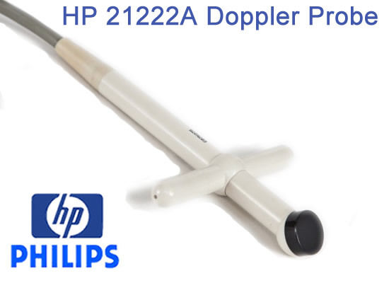the hp 1222a doppler probe is shown here