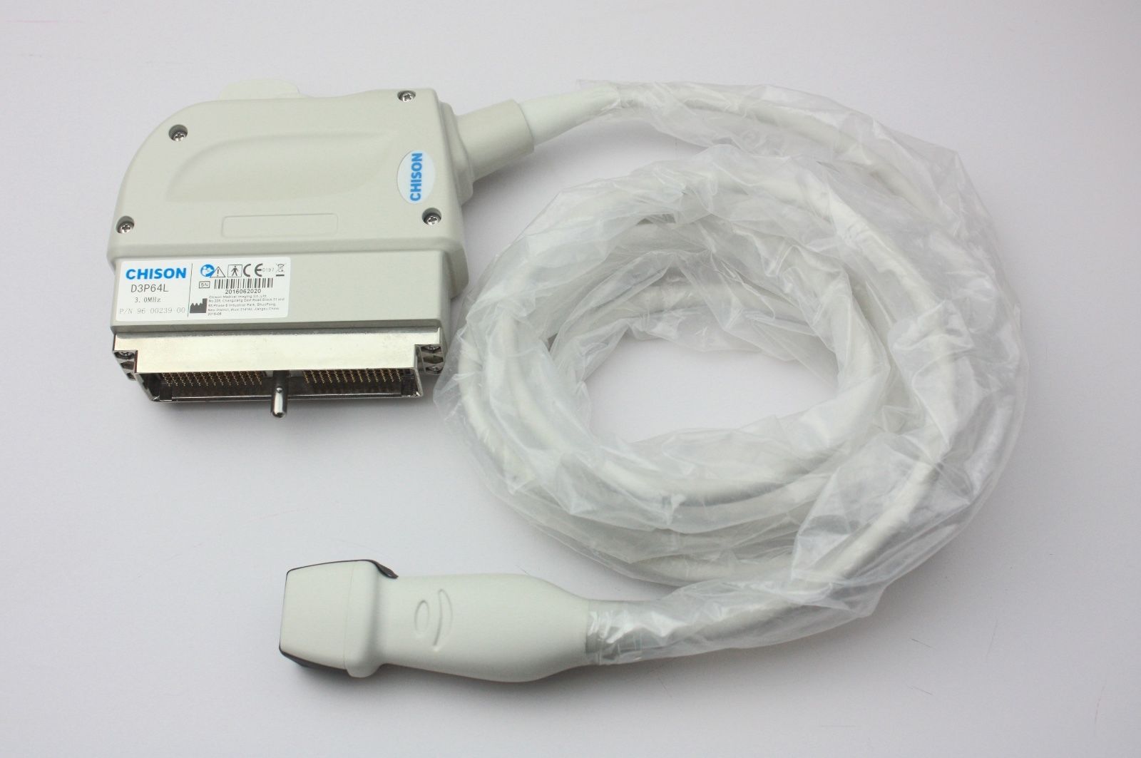 Cardiac Phased Array Probe D3P64L, 2.5-4MHz, For Chison Q Series Ultrasounds DIAGNOSTIC ULTRASOUND MACHINES FOR SALE