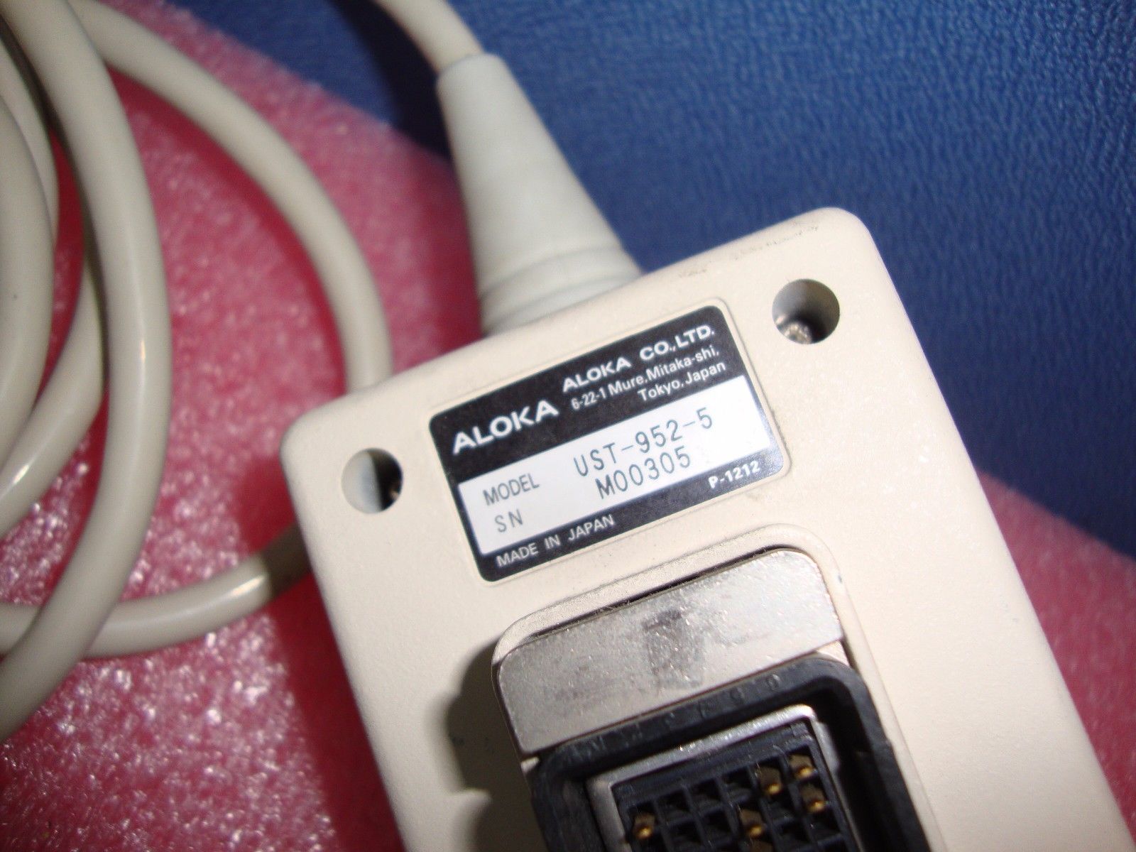 ALOKA  UST-952-5 Ultrasound Probe 5 MHz DIAGNOSTIC ULTRASOUND MACHINES FOR SALE