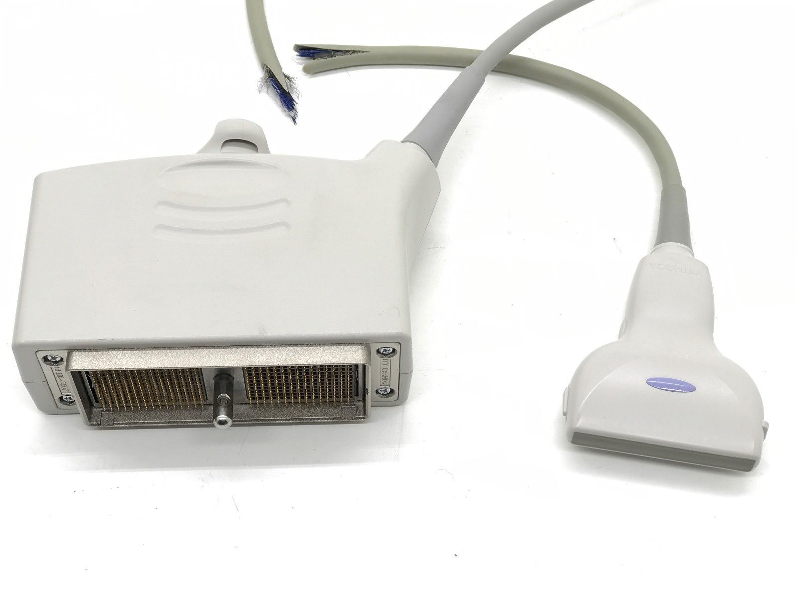 Toshiba PLT-1005BT Ultrasound Probe Linear Array Transducer Cut Wire For Parts DIAGNOSTIC ULTRASOUND MACHINES FOR SALE