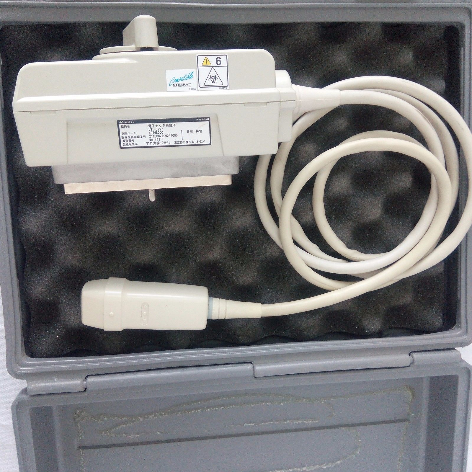 Aloka UST-5297 Ultrasound  Transducer DIAGNOSTIC ULTRASOUND MACHINES FOR SALE