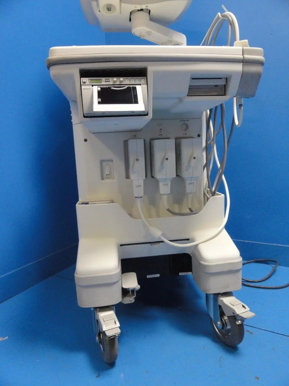 GE Logiq 400 Pro Series Ultrasound W/ C364, C551, LA39  Probes & Printer ~ 12412 DIAGNOSTIC ULTRASOUND MACHINES FOR SALE