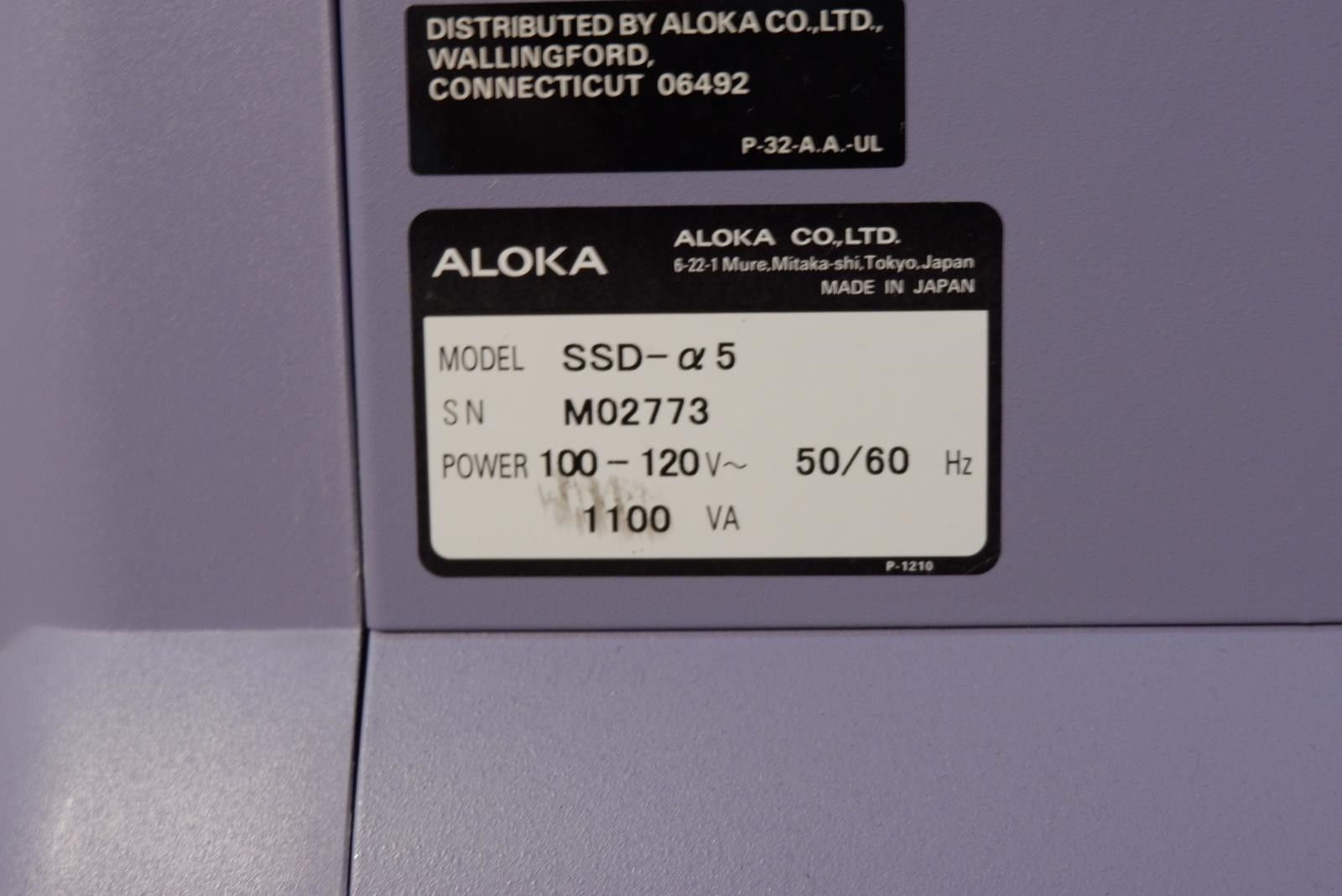 Aloka Prosound a5SV SSD-a5 Ultrasound - DIAGNOSTIC ULTRASOUND MACHINES