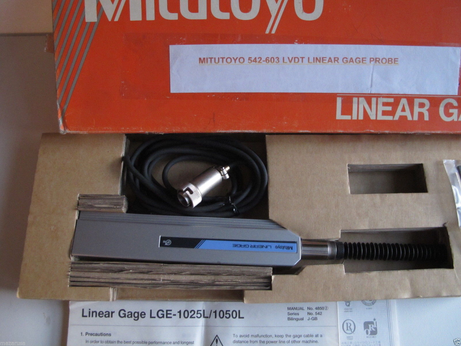 MITUTOYO 542-603 LINEAR GAGE PROBE, NEW DIAGNOSTIC ULTRASOUND MACHINES FOR SALE