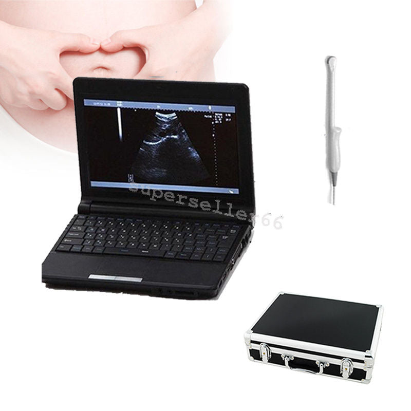 Portable Laptop Digital LCD 10.1 Inch Ultrasound scanner with Transvaginal Probe 190891563705 DIAGNOSTIC ULTRASOUND MACHINES FOR SALE