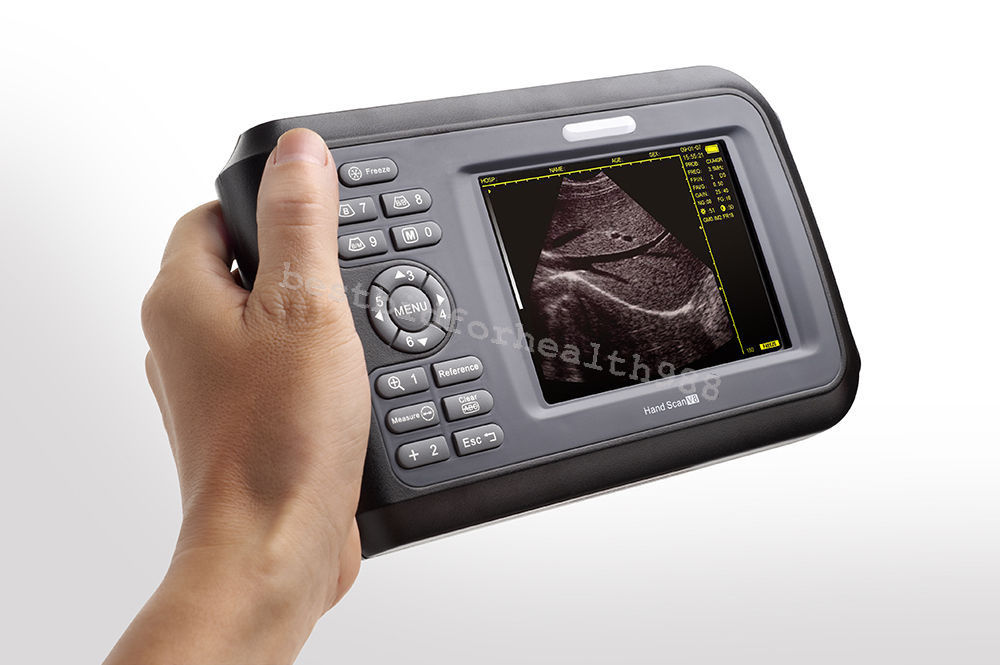 Color LCD Palmtop 5.5 Inch Ultrasound Scanner + Convex & Transvaginal 2 Probes DIAGNOSTIC ULTRASOUND MACHINES FOR SALE