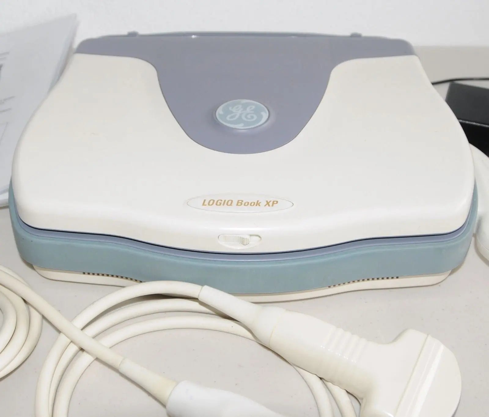GE Logiq Book XP with 2 x Ultrasound Probes. Linear and Convex 2011 DIAGNOSTIC ULTRASOUND MACHINES FOR SALE