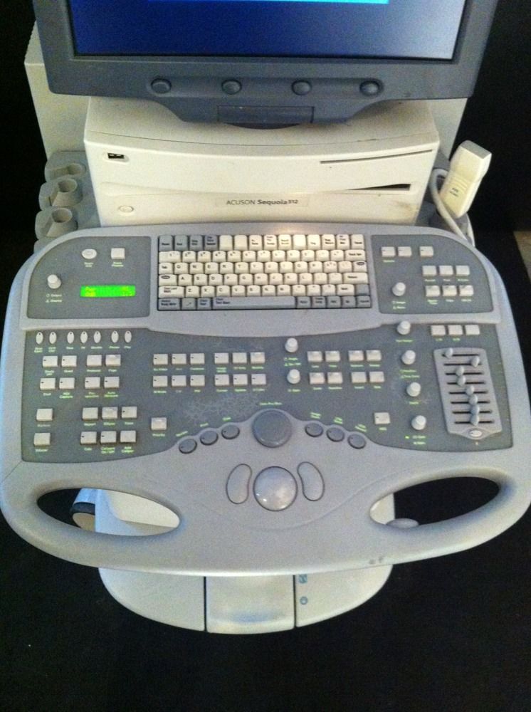ACUSON ULTRASOUND SYSTEM SEQUOIA 512 FLAT MONITOR EXCELLENT CONDITION DIAGNOSTIC ULTRASOUND MACHINES FOR SALE