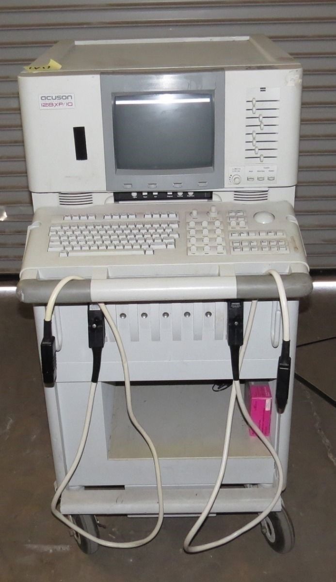 ACUSON 128XP/10 Ultrasound Therapy Unit (#509) DIAGNOSTIC ULTRASOUND MACHINES FOR SALE