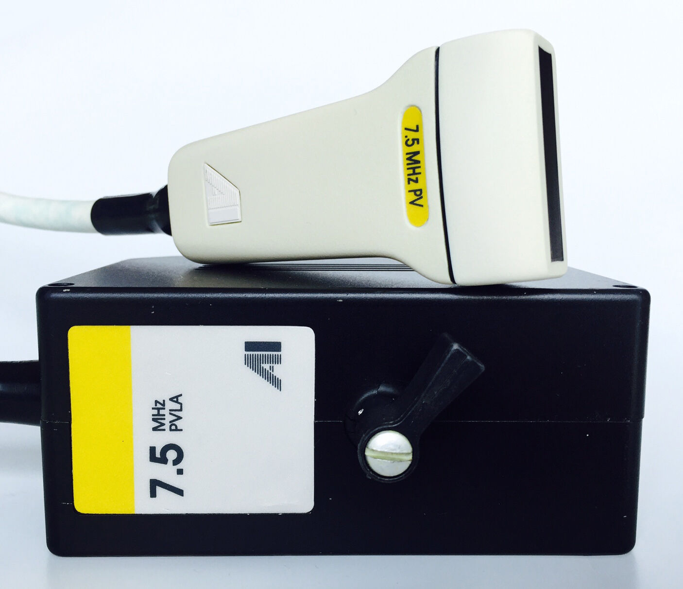 ACOUSTIC IMAGING PVLA 7.5 MHz. ULTRASOUND TRANSDUCER PROBE Used ~ full-tested DIAGNOSTIC ULTRASOUND MACHINES FOR SALE